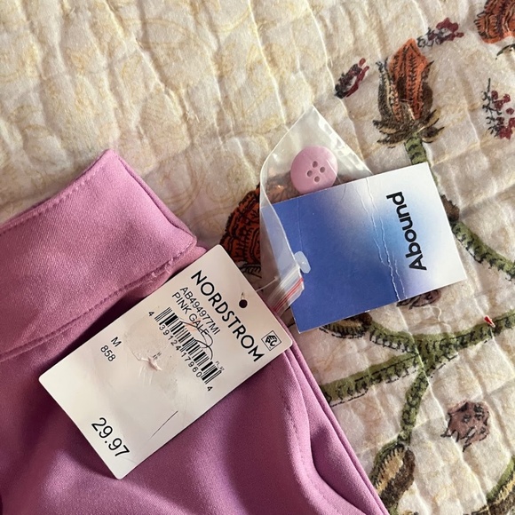 NWT Abound Pleated Lavender Shorts, Sz M - Picture 5 of 5